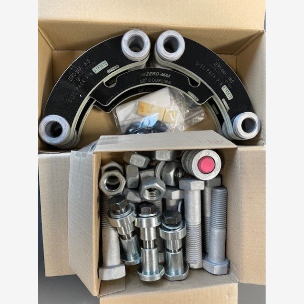 KIT DISK PACK &amp; HARDWARE ZERO-MAX CPLG. HS: 84836080 CO:USA.