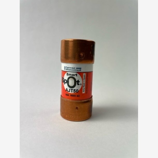 FUSE CLASS J 50A 600VAC UL AJT50. HS-Code: 85361050, CoO: Mexico.