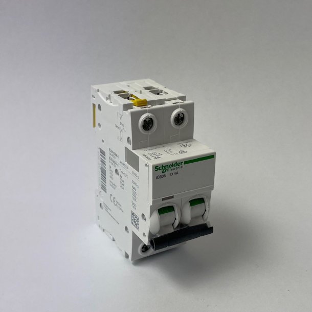 CCT BRKR MCB 4A 1P 10KA C60ND. A9F05104. HS: 85362010, CoO: BG