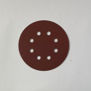 FIBRE DISC W. VELCO 125MM K120.  