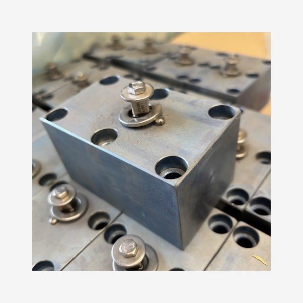 Ball valve for manifold, 2-way - DN13 - 400 bar