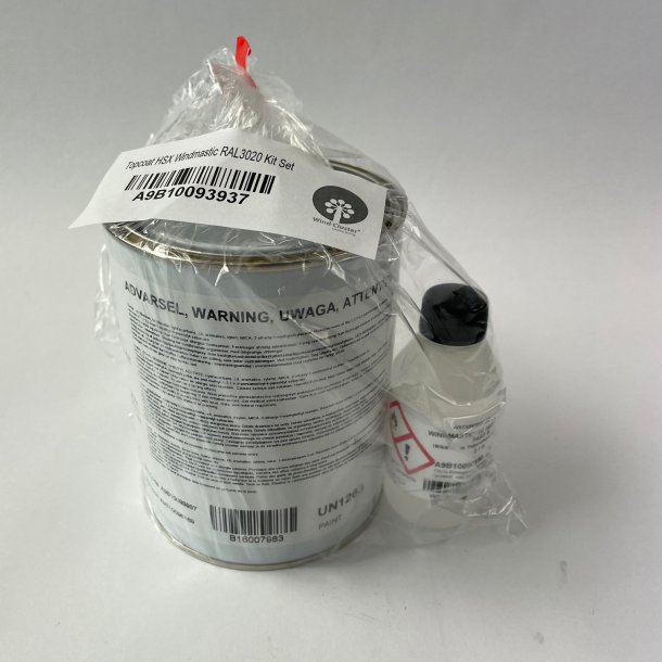 Topcoat HSX Windmastic RAL3020 Kit Set #.  