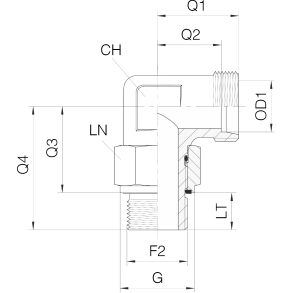 HAD- 90 D24S M-20 BSPP ADJ(RL)-06 LN STZ. 