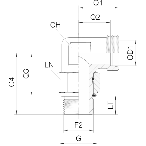 HAD- 90 D24S M-20 BSPP ADJ(RL)-06 LN STZ. 