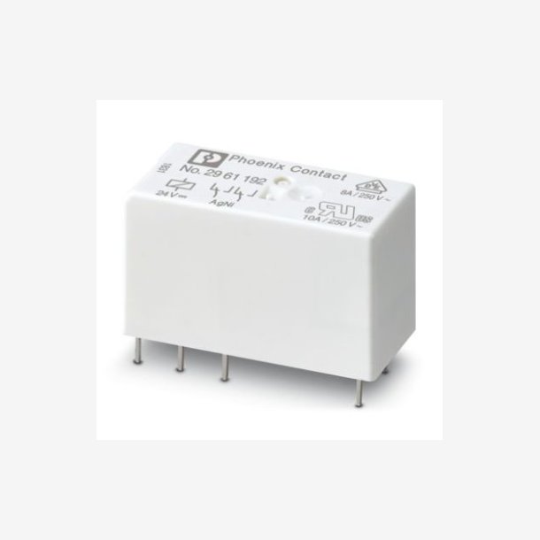 2_CONT_REL-MR-24DC-21-21_PHOENIX_2961192. 2-CONTACT RELAY COIL. 