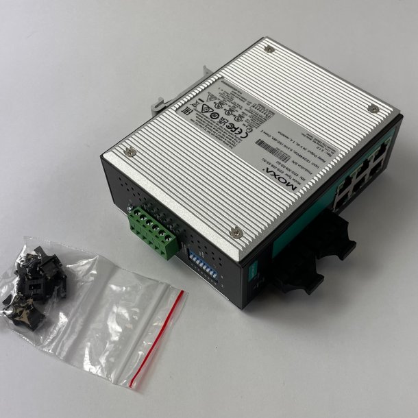 SWITCH MOXA EDS-308-SS-SC. SWITCH, 6 ELECTRICAL PORTS. 