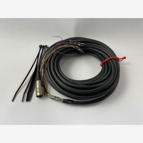 ECONOMY, 12 m, Cable with 12 pole plug