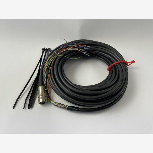 ECONOMY, 12 m, Cable with 12 pole plug