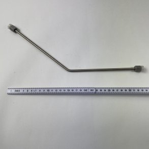 STAINLESS TUBE D6 EO2 FITTINGS L=440MM. TUBE L=440MM. Sparepart for windturbine, steel. 