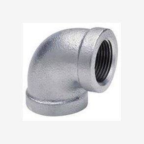 90DEG THREADED FITTING, 1 INCH, GALVANI..