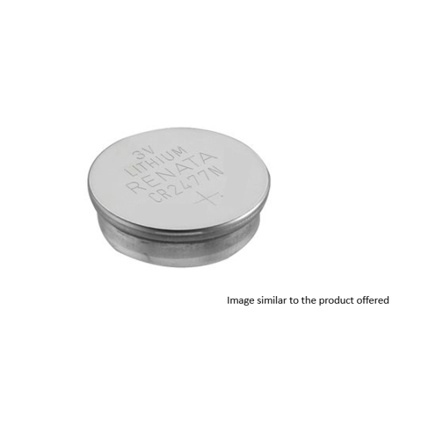 BATTERY, 950MAH, 3V, RENATA, CR2477N. Minimum order quantity = 10