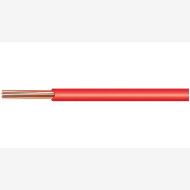CABLE, H07V-K, 1.5MM2, RED, RG100 PER METER