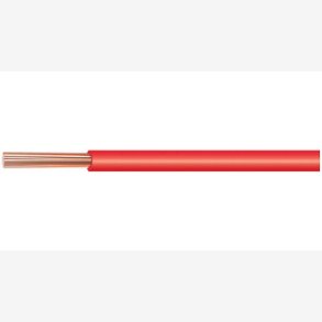 CABLE, H07V-K, 1.5MM2, RED, RG100 PER METER. Minimum order quantity = 100