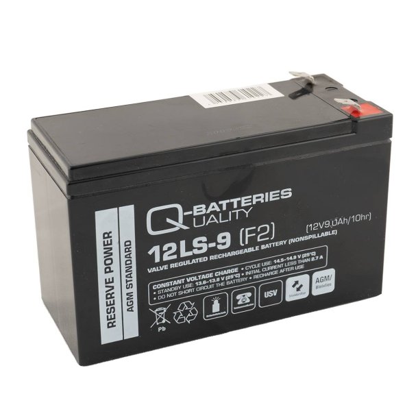 BATTERY, 12LS-9, 12V, 9AH F2 #