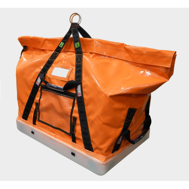 SQUARE LIFTING BAG W/STEEL FITTINGS WLL4
