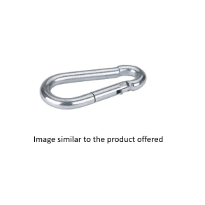 SNAP HOOK 7X70MM ZINCED. Minimum order quantity = 100
