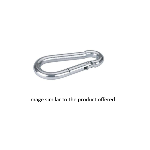 SNAP HOOK 7X70MM ZINCED. Minimum order quantity = 100