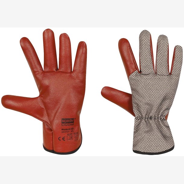 GLOVE, WORKNIT, 85/3721 NITRIL, SIZE 9