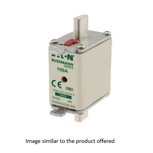 FUSE INSERT NH00, 100A, 690V. Minimum order quantity = 10