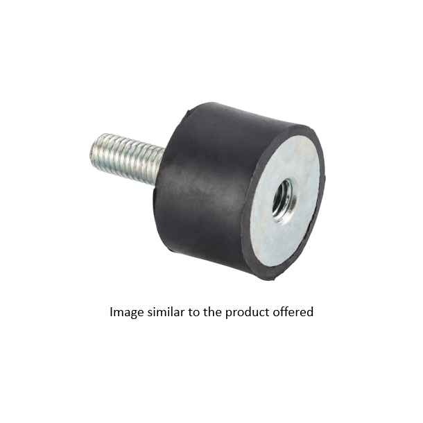 RUBBER METAL BUFFER MODEL 2 B, 40X30X10