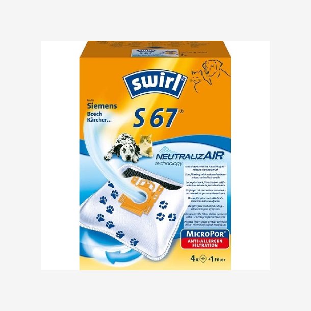 VACUUM CLEANER BAG SIEMENS S67