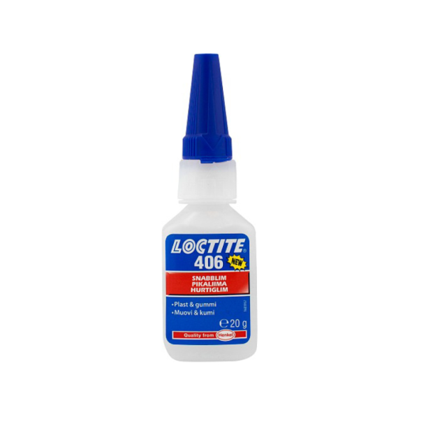 ADHESIVE, SECOND, LOCTITE 406, 20ML #