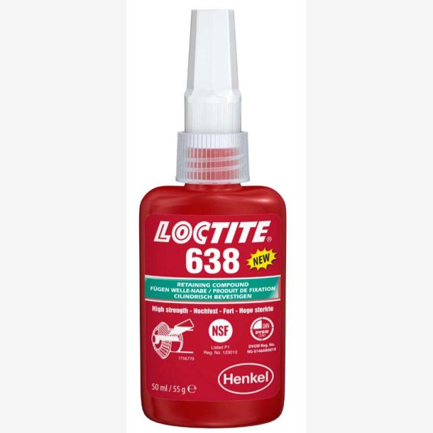 RETAINING COMPOUND,LOCTITE 638, 50ML