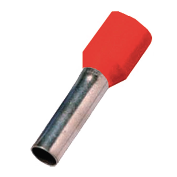 CABLE END SLEEVE 10MM2, 12MM, RD, N. Minimum order quantity = 100