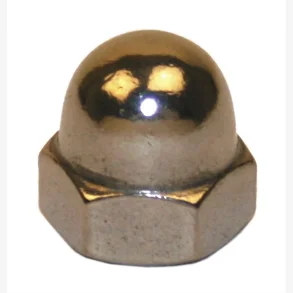 NUT, CAP, M8, DIN1587-A2. Minimum order quantity = 100