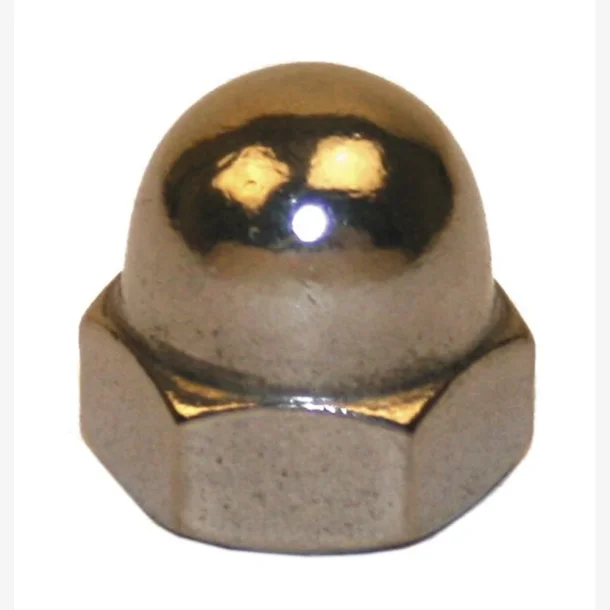 NUT, CAP, M8, DIN1587-A2. Minimum order quantity = 100