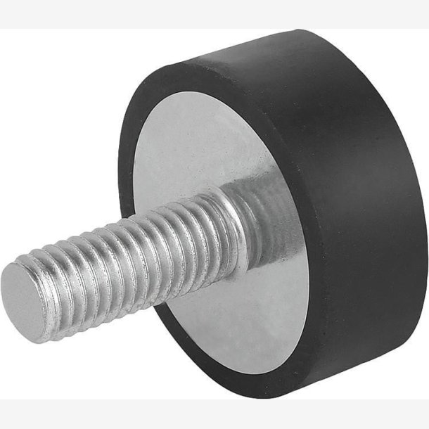 RUBBER METAL BUFFER MODEL 4, D, 40X30X10. Minimum order quantity = 10