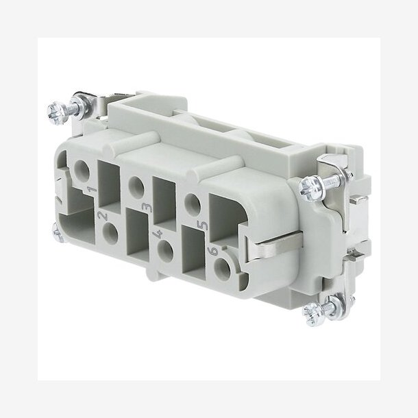 BUSH INSERT HAN 6 HSB-BU, 6-POLE