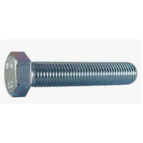 HEXAGON BOLT M12X20, ISO4017-8.8-TZN. Minimum order quantity = 100