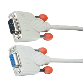 RS232-CABLE, DB9ST-DB9BU, 1.8M.