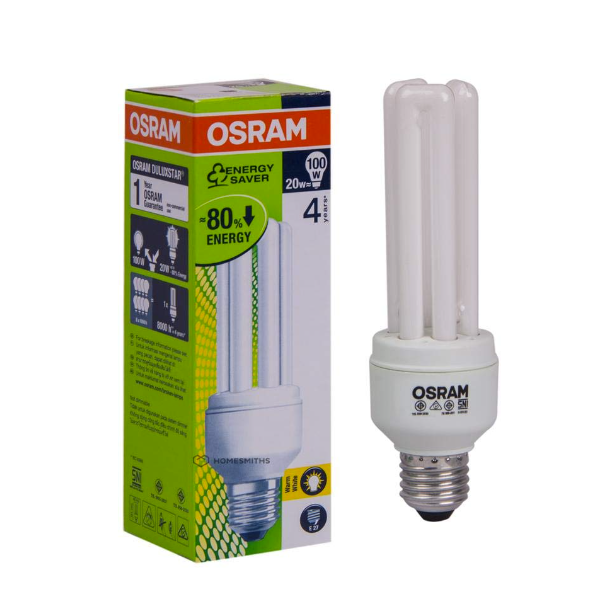 ENERGY SAVING LAMP OSRAM L8W 20EL. Minimum order quantity = 50