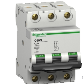 CIRCUIT BREAKER C60N/C, 3P, 63A.