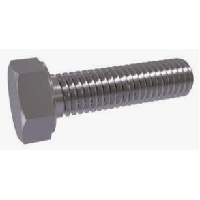 HEXAGON BOLT M6X12, ISO4017-8.8-GZN.