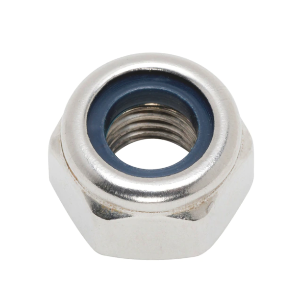 NUT M8, ISO7040 A2, SELF LOCKING. Minimum order quantity = 100