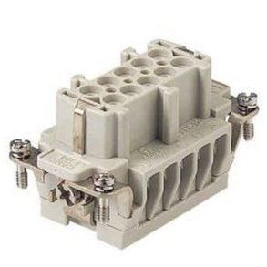 BUSH INSERT HAN 10E-BU-S, 10-POLE.