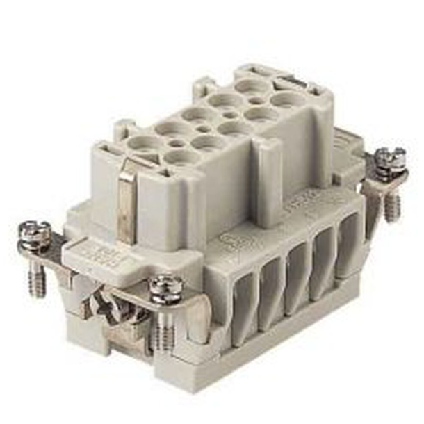 BUSH INSERT HAN 10E-BU-S, 10-POLE.