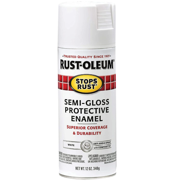 RUST OLEUM SPRAY PAINT,R7035 LIGHTWHITE#.