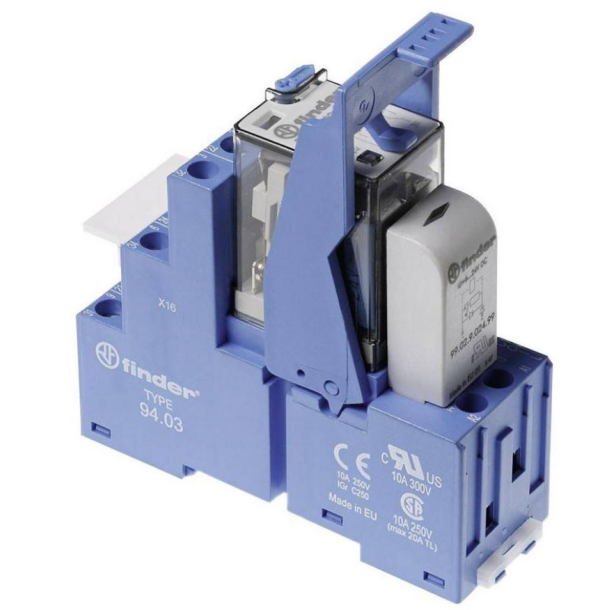 COUPLE RELAY FINDER 58.33, 24VDC, 10A.
