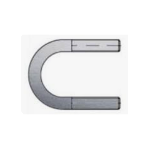 U-BOLT, NW40-A52-DIN3570-A4.