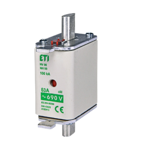 FUSE NH NT00, 100A, 690VAC.