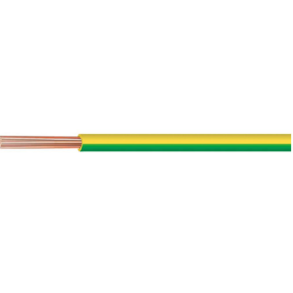CABLE H07V-K, 10MM, GREEN-YELLOW.