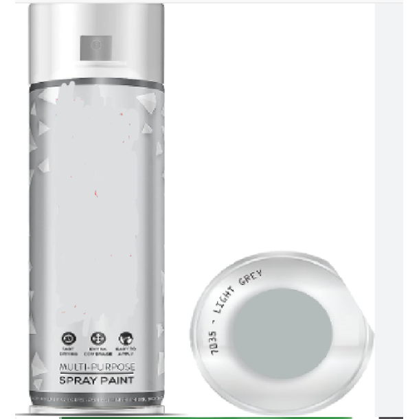 SPRAY PAINT R7035, LIGHTGRAY, 400ML #.