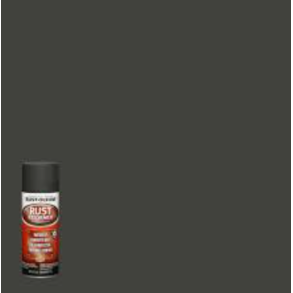 RUST OLEUM SPRAY PAINT, R9005, BLACK #.
