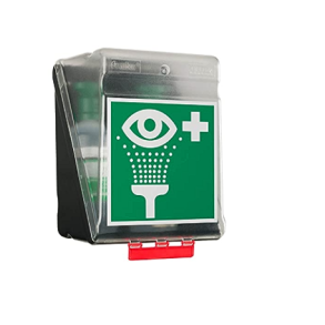EYE WASH STATION SECUBOX EYE, FILLED.