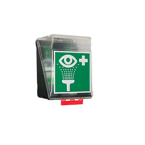 EYE WASH STATION SECUBOX EYE, FILLED.