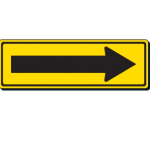 SIGN, DIRECTIONAL ARROW.